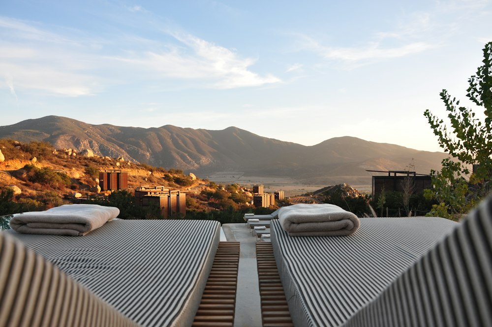 Dawn over mountains hope